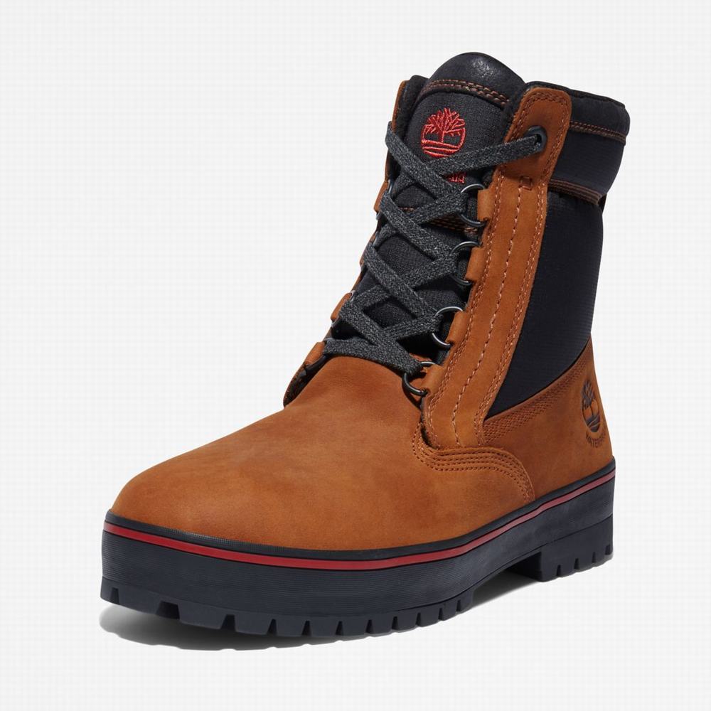 Pánské Zimní Boty Timberland Spruce Mountain Waterproof Warm-Podšité Tmavě Hnědé Černé | TI23796-483