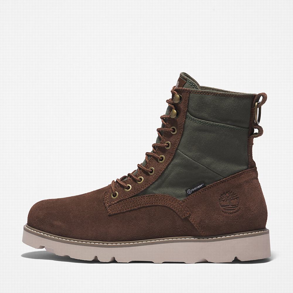 Pánské Zimní Boty Timberland Vibram Waterproof Tmavě Hnědé | TI74831-182