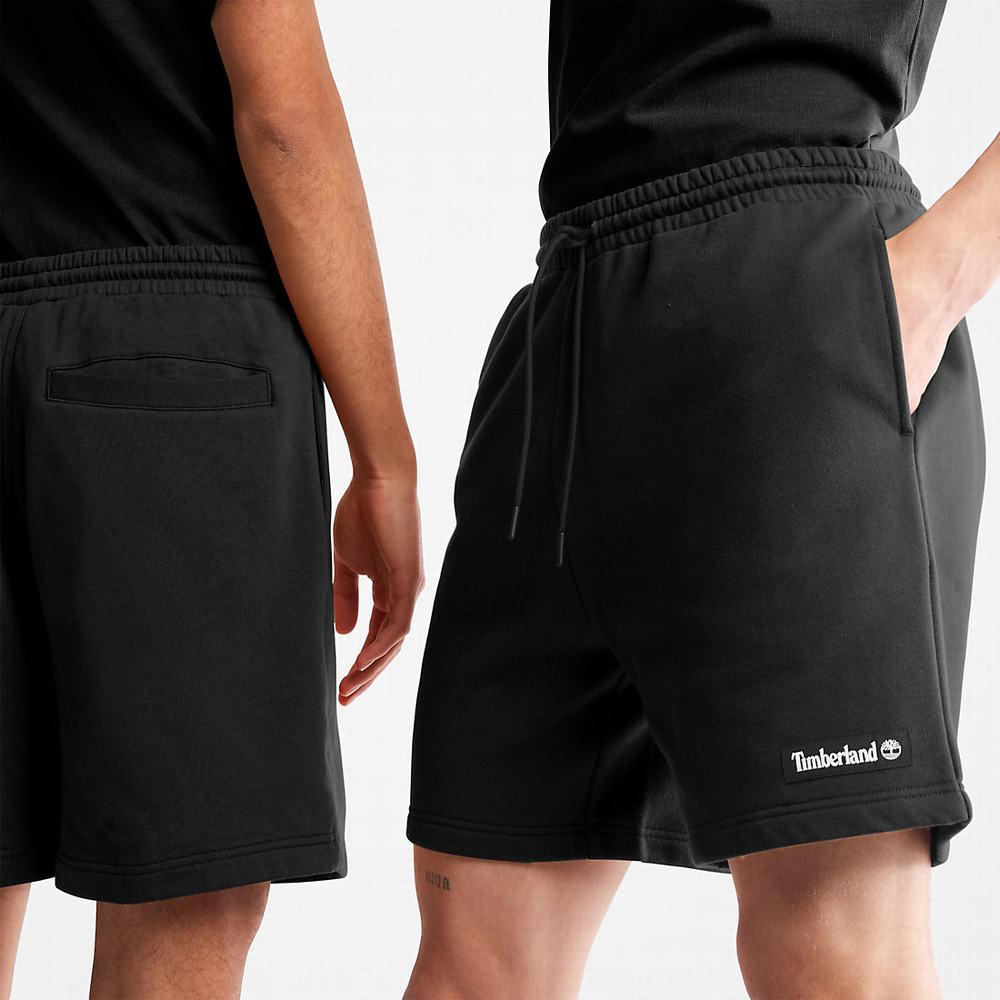 Pánské Šortky Timberland All Gender Sweatshorts Černé | TI03742-769