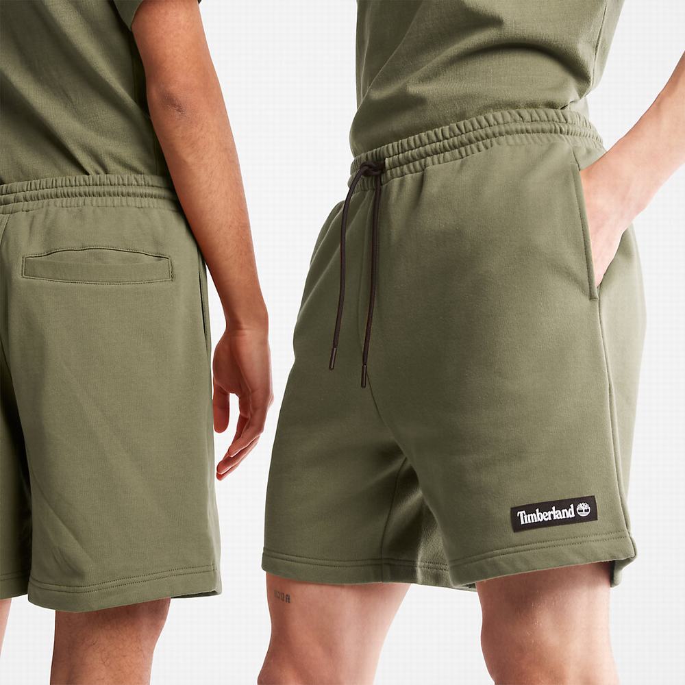 Pánské Šortky Timberland All Gender Sweatshorts Zelene | TI32570-693