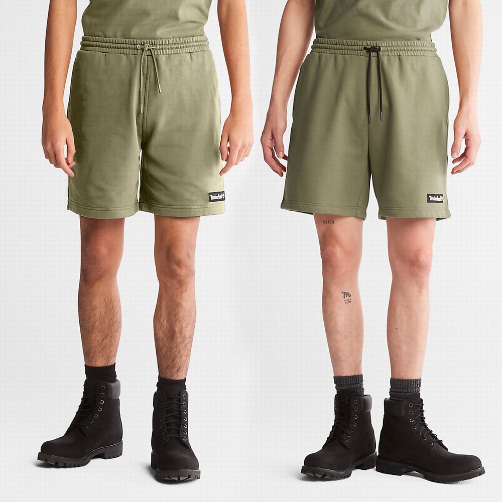 Pánské Šortky Timberland All Gender Sweatshorts Zelene | TI32570-693