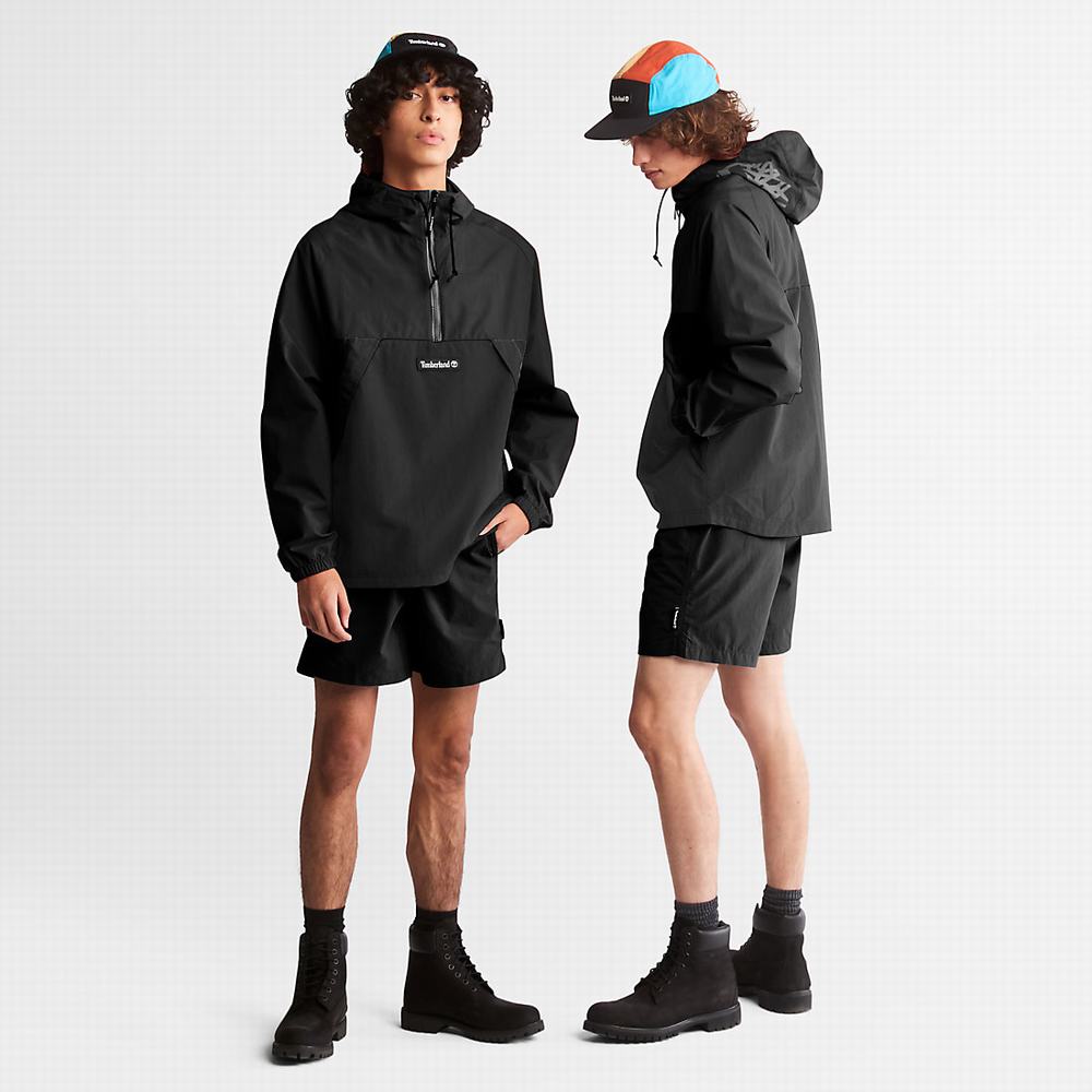 Pánské Šortky Timberland All Gender Windbreaker Černé | TI84213-815
