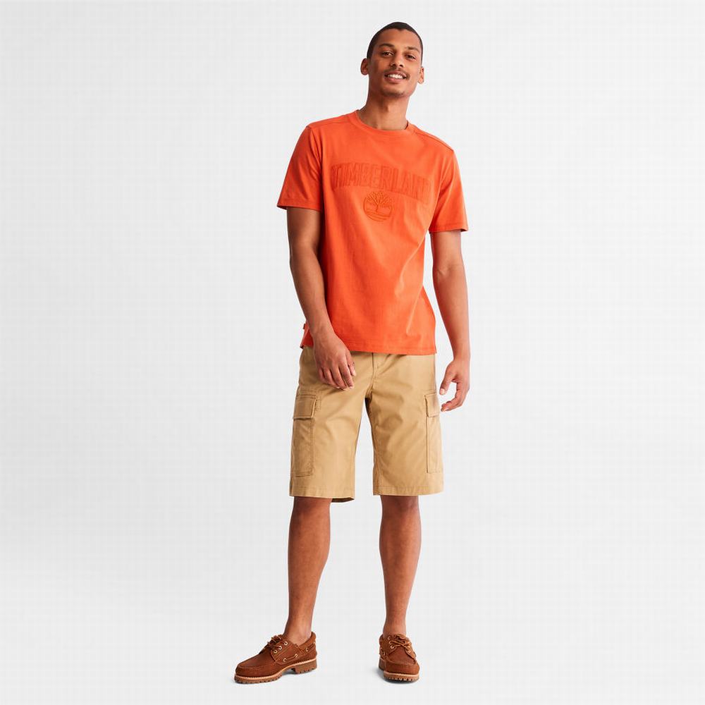 Pánské Šortky Timberland Cargo Hnědožlutý | TI85921-651