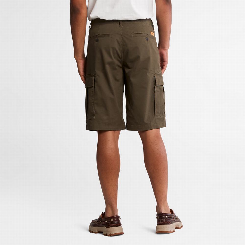 Pánské Šortky Timberland Cargo Tmavě Zelene | TI71985-607