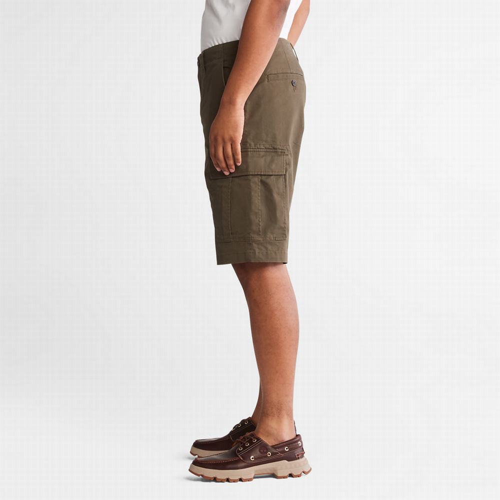 Pánské Šortky Timberland Cargo Tmavě Zelene | TI71985-607