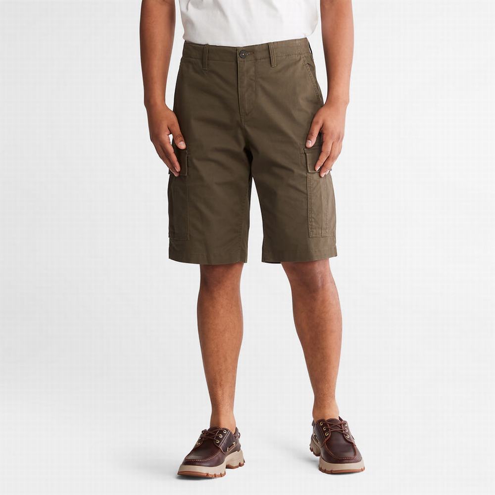 Pánské Šortky Timberland Cargo Tmavě Zelene | TI71985-607
