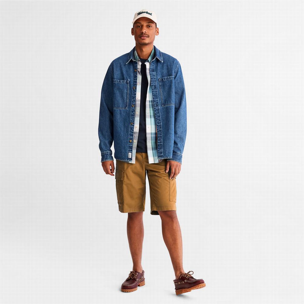 Pánské Šortky Timberland Cargo Tmavě Žluté | TI83496-850