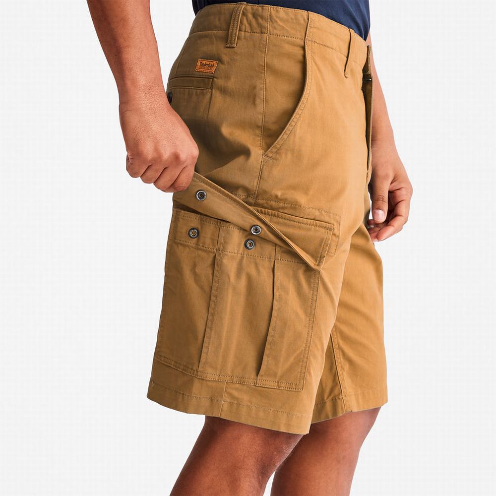 Pánské Šortky Timberland Cargo Tmavě Žluté | TI83496-850