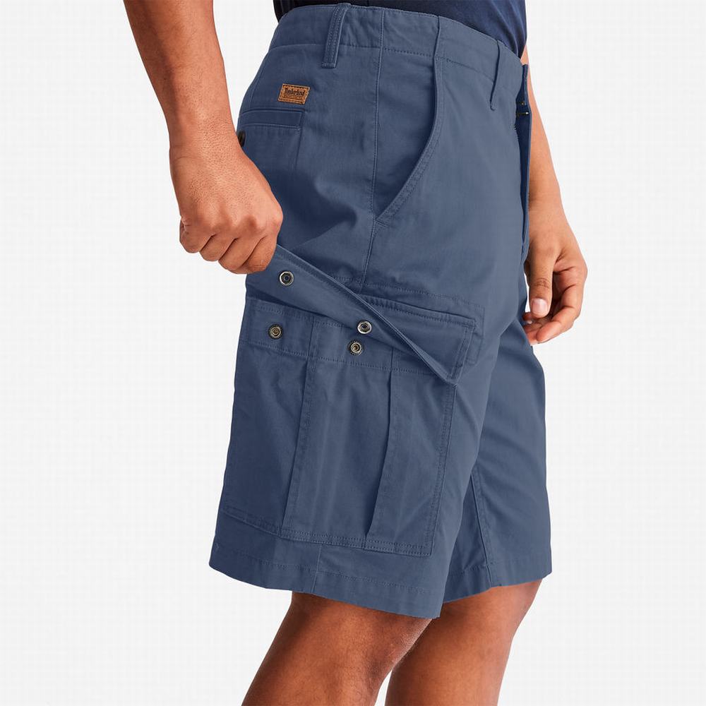 Pánské Šortky Timberland Outdoor Heritage Cargo Tmavě Blankyt | TI80692-325