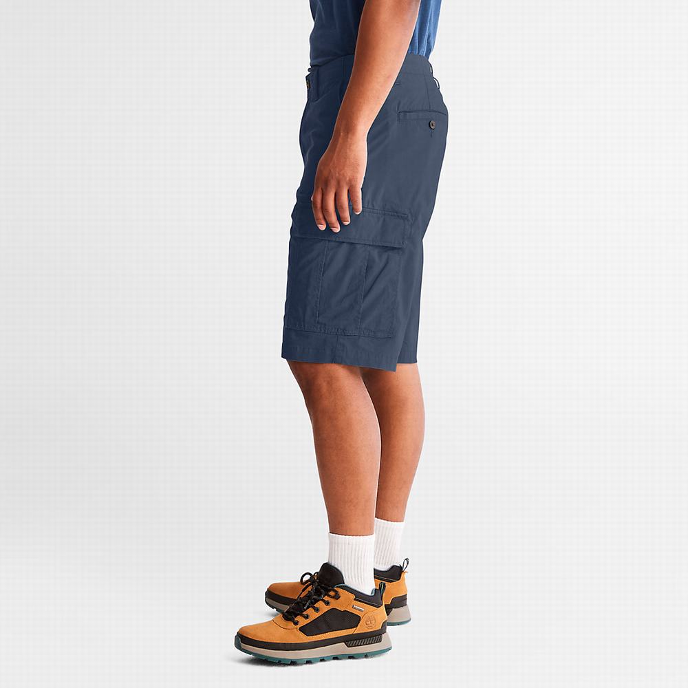 Pánské Šortky Timberland Outdoor Heritage Cargo Tmavě Blankyt | TI91206-053