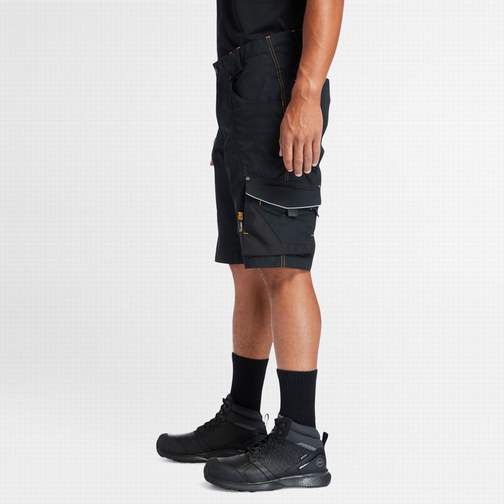 Pánské Šortky Timberland PRO® Interax Pracovní Černé | TI86549-609