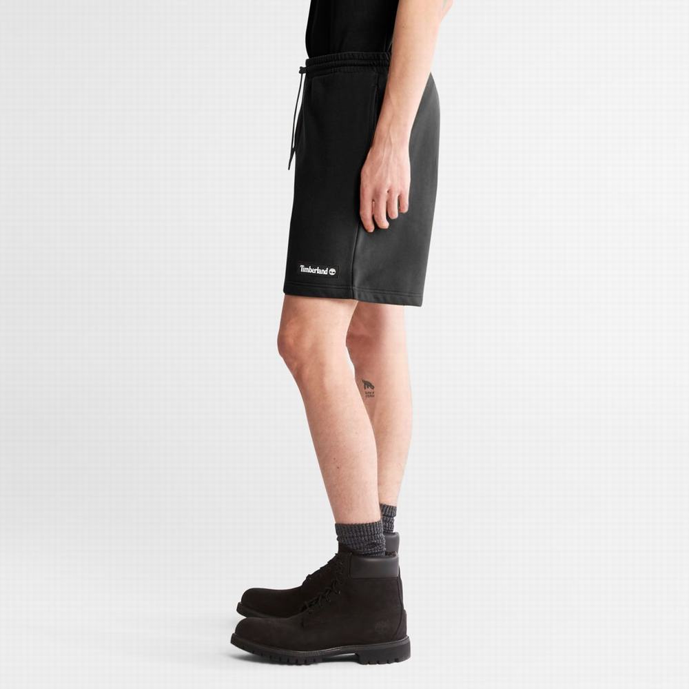 Pánské Šortky Timberland Relaxed-Fit Sweatshorts Černé | TI37510-843