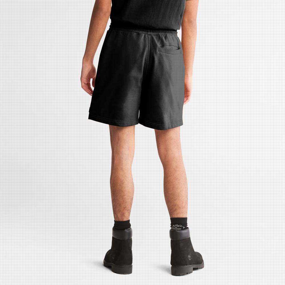 Pánské Šortky Timberland Relaxed-Fit Sweatshorts Černé | TI37510-843