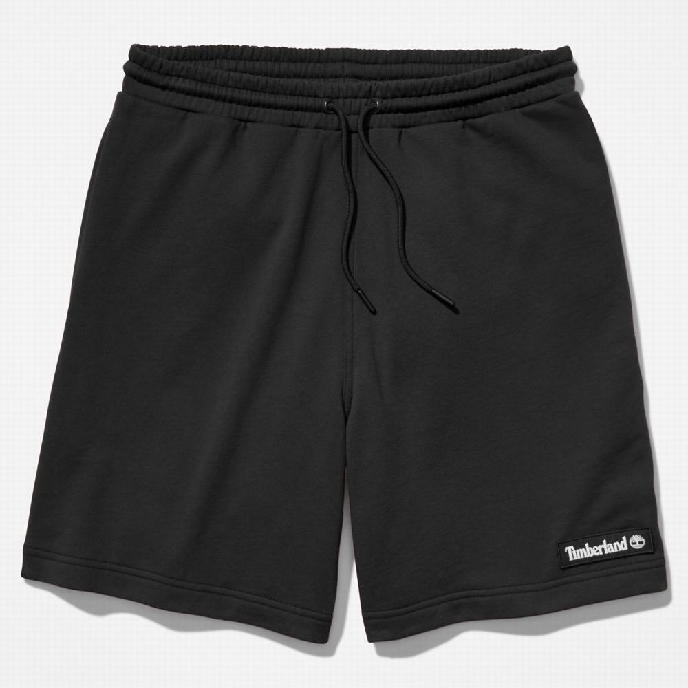 Pánské Šortky Timberland Relaxed-Fit Sweatshorts Černé | TI37510-843
