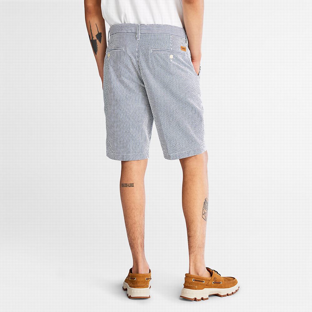 Pánské Šortky Timberland Seersucker Blankyt | TI63459-379