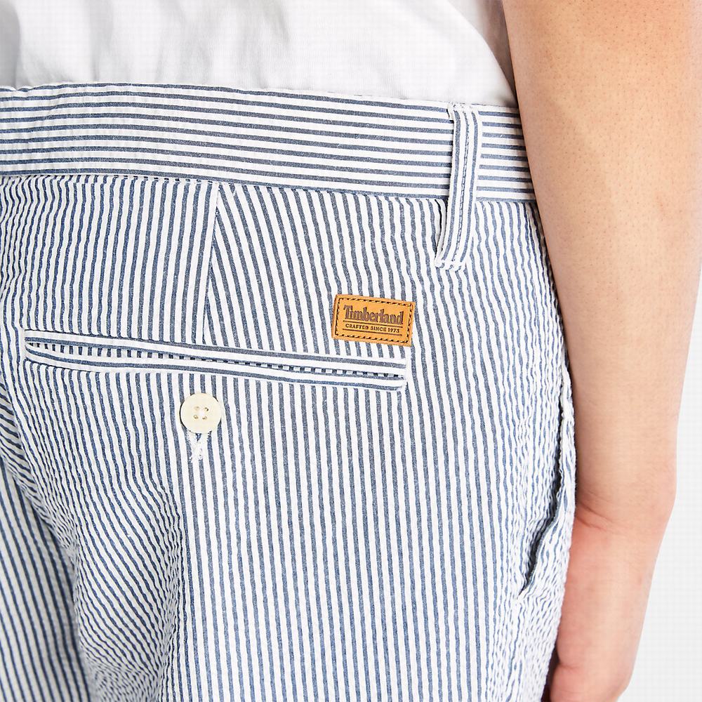 Pánské Šortky Timberland Seersucker Blankyt | TI63459-379