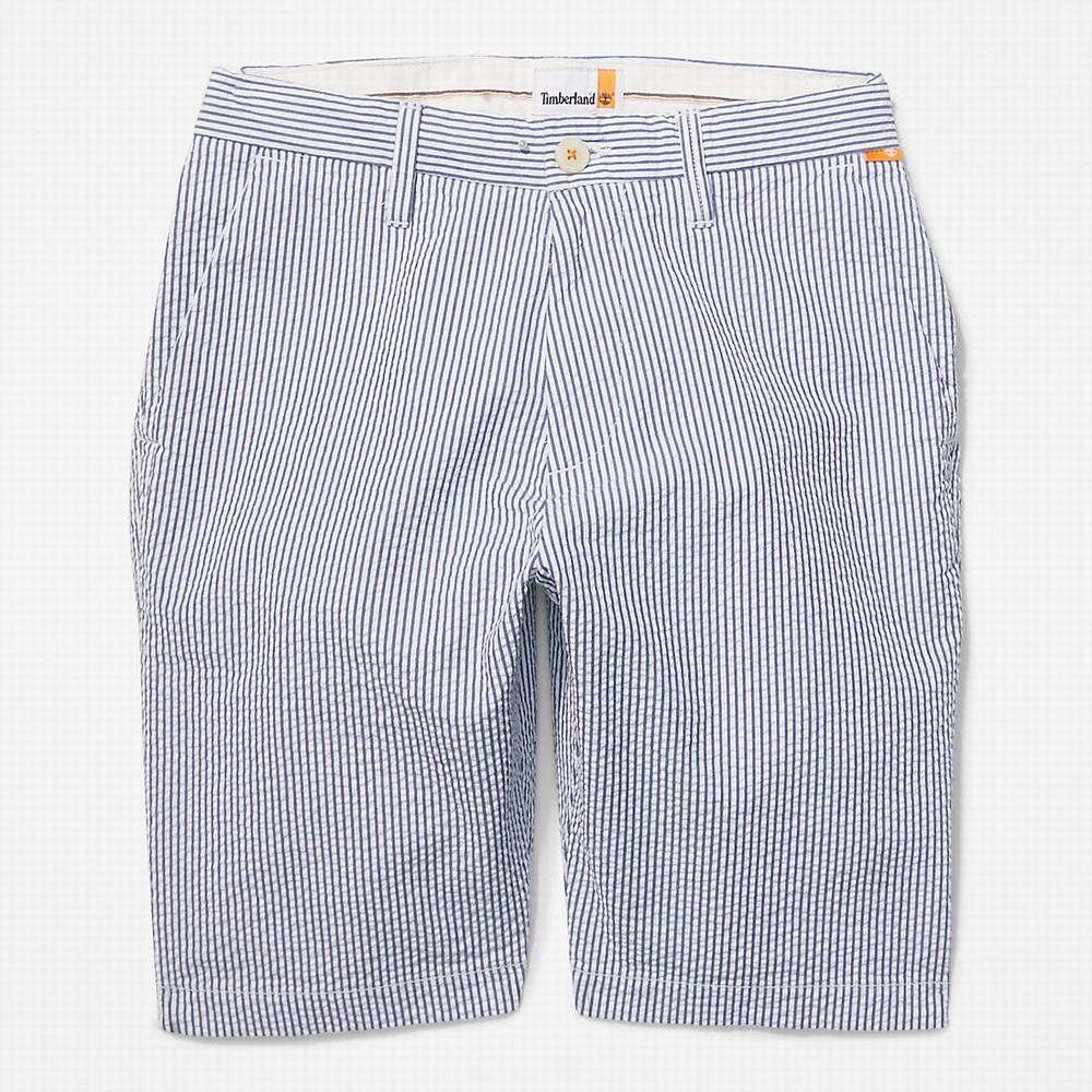 Pánské Šortky Timberland Seersucker Blankyt | TI63459-379