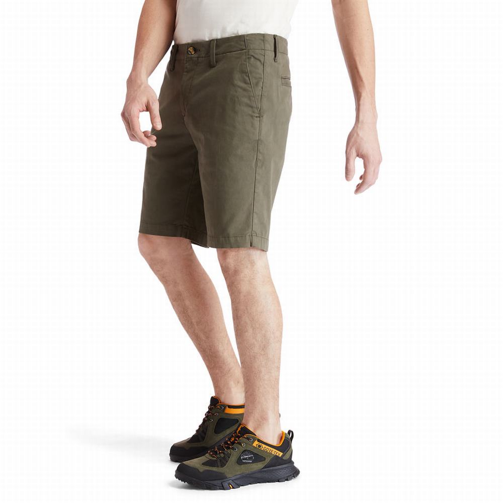 Pánské Šortky Timberland Squam Lake Chino Zelene | TI04139-512