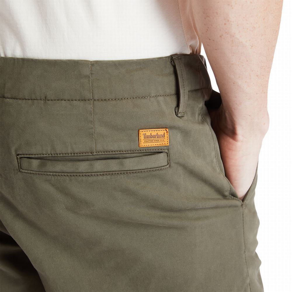 Pánské Šortky Timberland Squam Lake Chino Zelene | TI04139-512