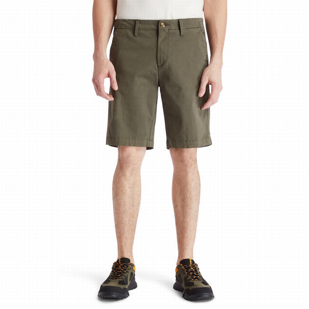Pánské Šortky Timberland Squam Lake Chino Zelene | TI04139-512