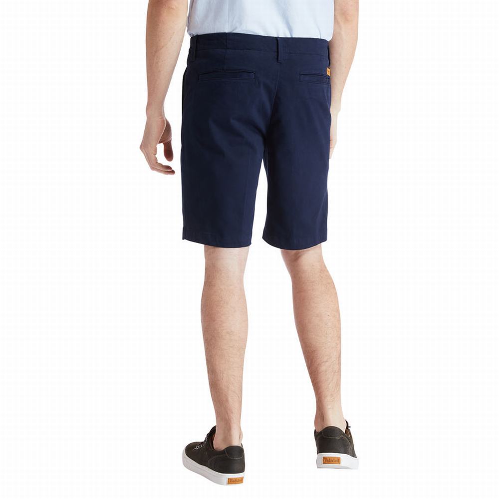 Pánské Šortky Timberland Squam Lake Chino Tmavě Blankyt | TI72930-026