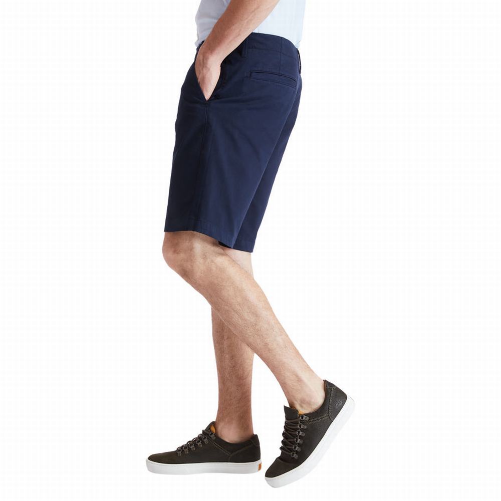 Pánské Šortky Timberland Squam Lake Chino Tmavě Blankyt | TI72930-026