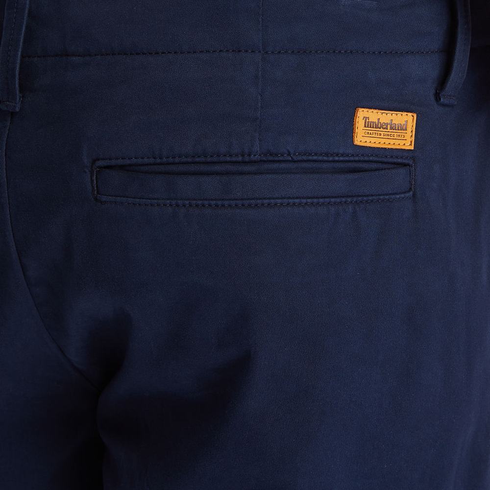 Pánské Šortky Timberland Squam Lake Chino Tmavě Blankyt | TI72930-026