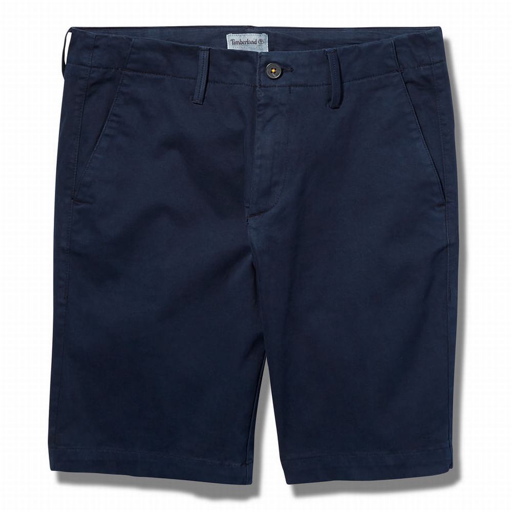 Pánské Šortky Timberland Squam Lake Chino Tmavě Blankyt | TI72930-026