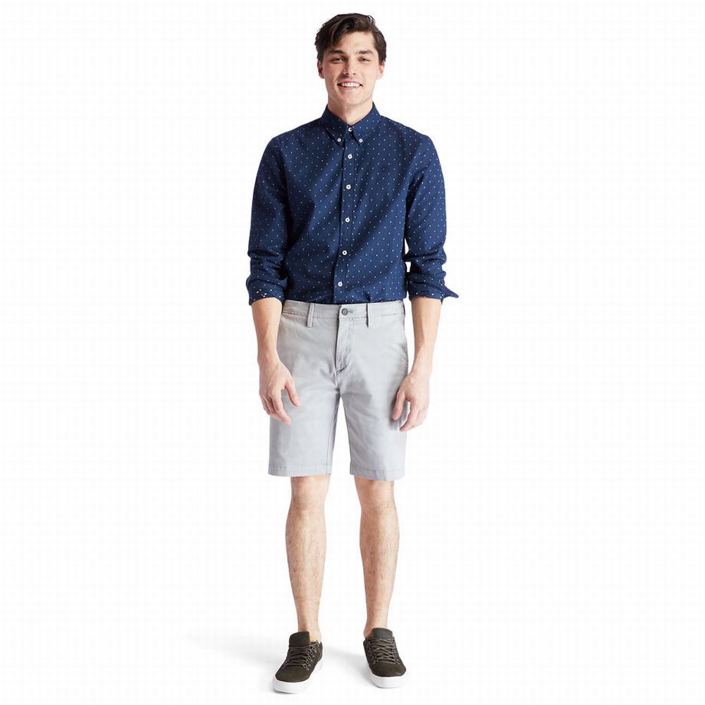 Pánské Šortky Timberland Squam Lake Chino Šedé | TI85169-194