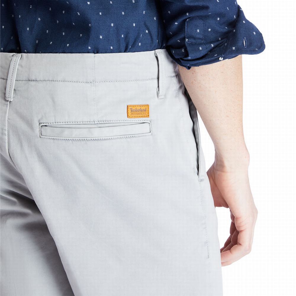Pánské Šortky Timberland Squam Lake Chino Šedé | TI85169-194