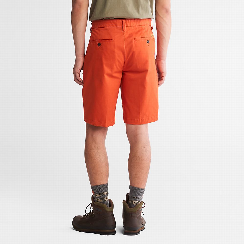 Pánské Šortky Timberland Squam Lake Stretch Chino Oranžové | TI13947-351