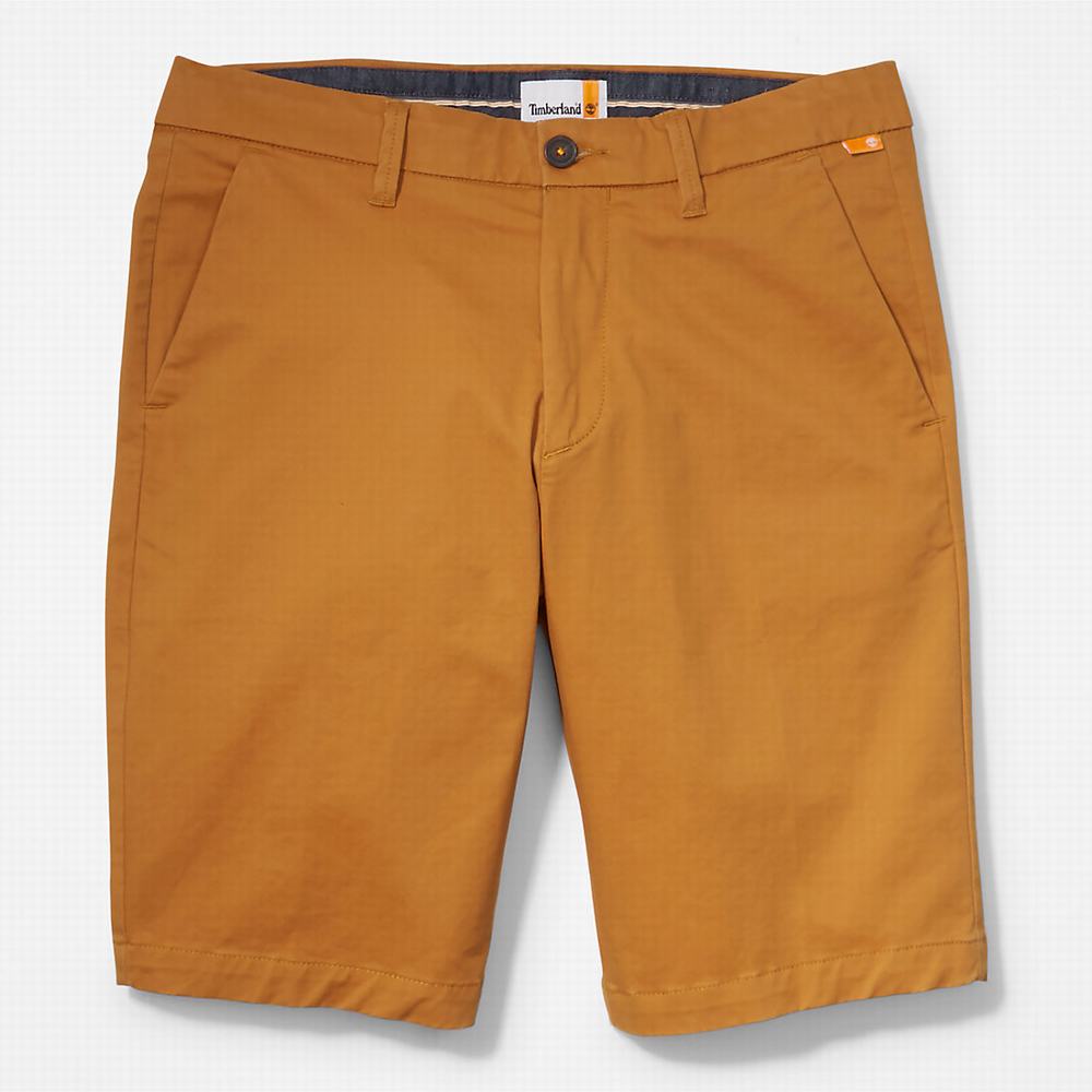 Pánské Šortky Timberland Squam Lake Stretch Chino Tmavě Žluté | TI26485-426