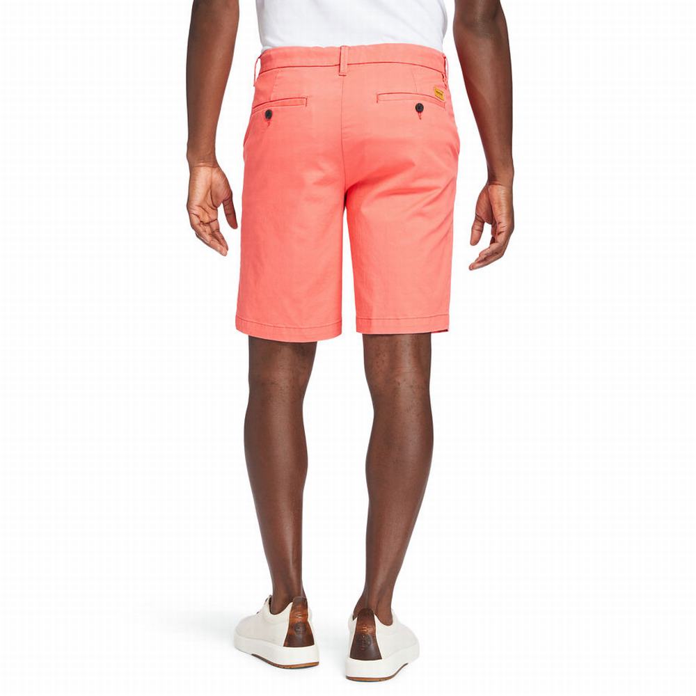 Pánské Šortky Timberland Squam Lake Stretch Chino Červené | TI34561-159