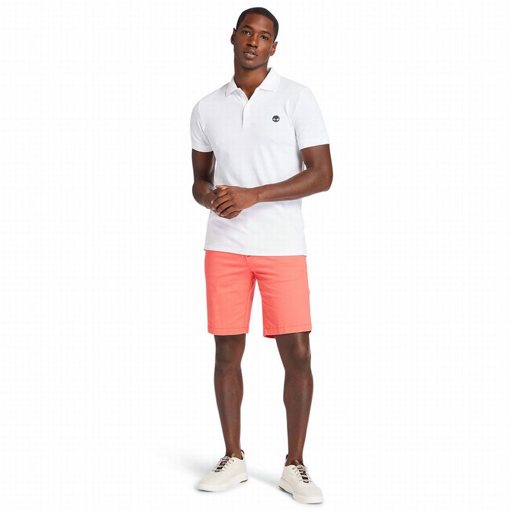 Pánské Šortky Timberland Squam Lake Stretch Chino Červené | TI34561-159