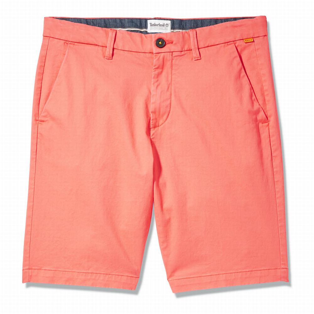 Pánské Šortky Timberland Squam Lake Stretch Chino Červené | TI34561-159