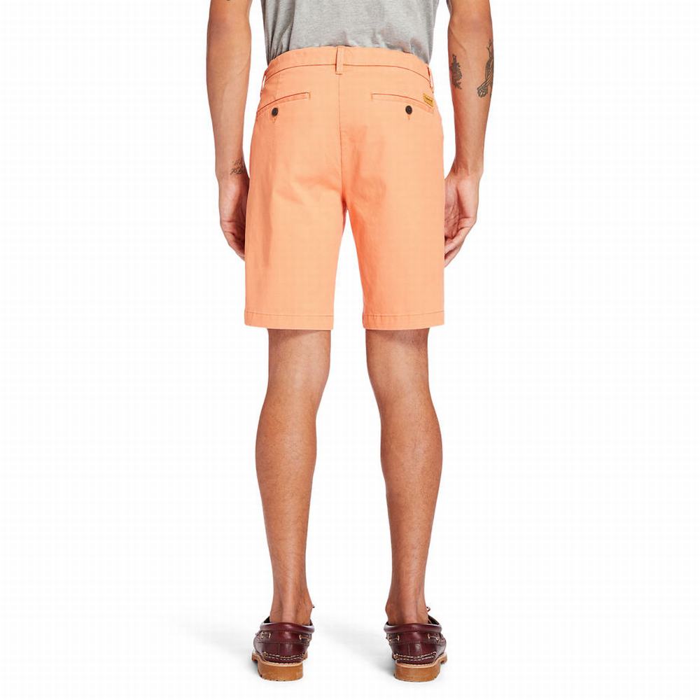 Pánské Šortky Timberland Squam Lake Stretch Chino Oranžové | TI81395-813
