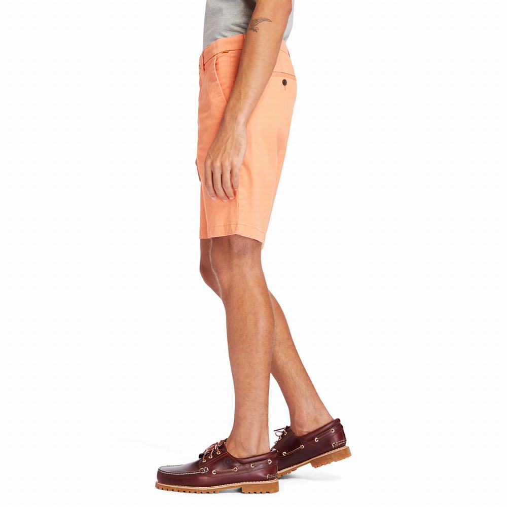 Pánské Šortky Timberland Squam Lake Stretch Chino Oranžové | TI81395-813