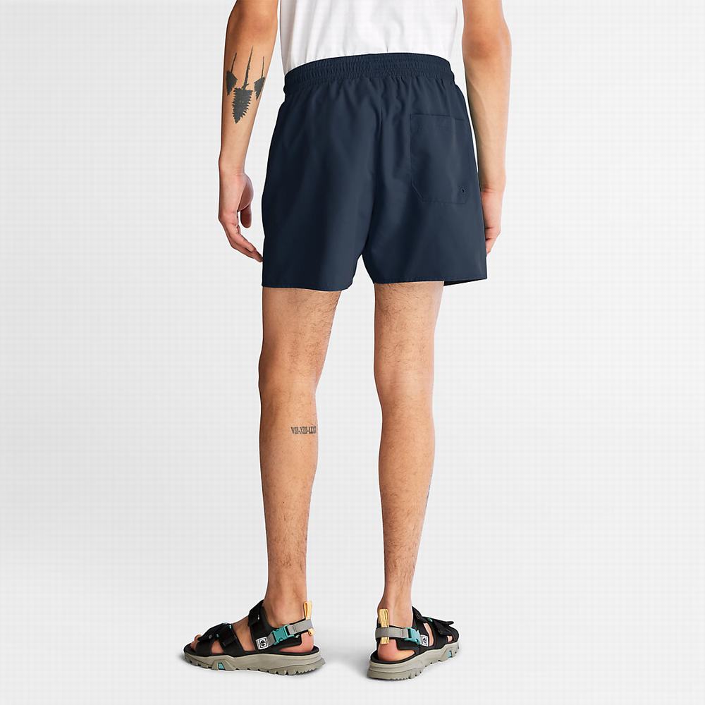Pánské Šortky Timberland Sunapee Lake Solid-colour Swim Tmavě Blankyt | TI13860-862