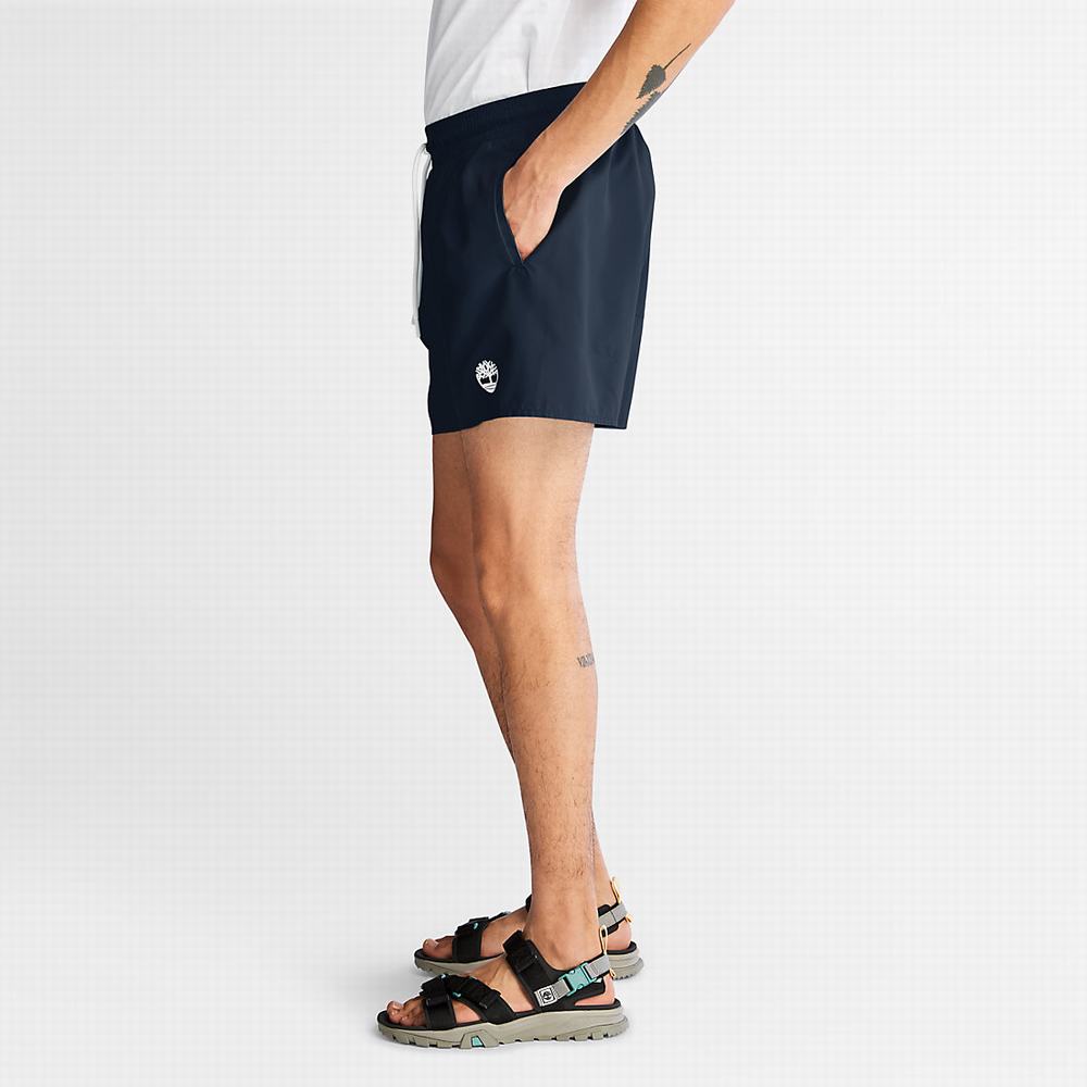 Pánské Šortky Timberland Sunapee Lake Solid-colour Swim Tmavě Blankyt | TI13860-862