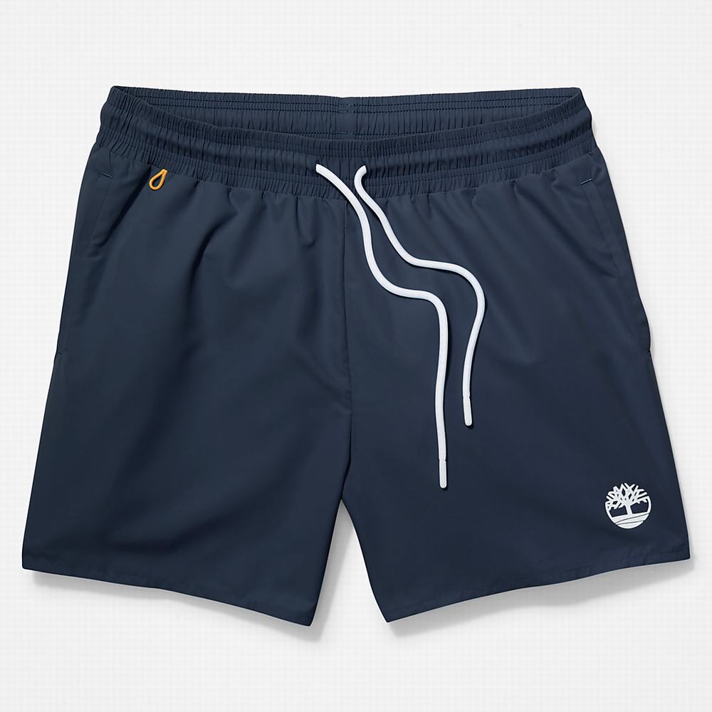 Pánské Šortky Timberland Sunapee Lake Solid-colour Swim Tmavě Blankyt | TI13860-862