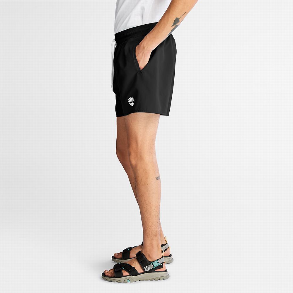 Pánské Šortky Timberland Sunapee Lake Solid-colour Swim Černé | TI70241-856