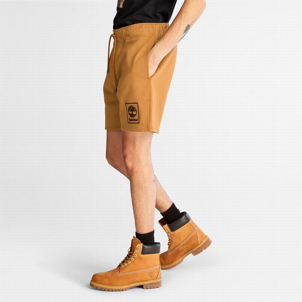 Pánské Šortky Timberland Sweatshorts Hnědé | TI71598-075