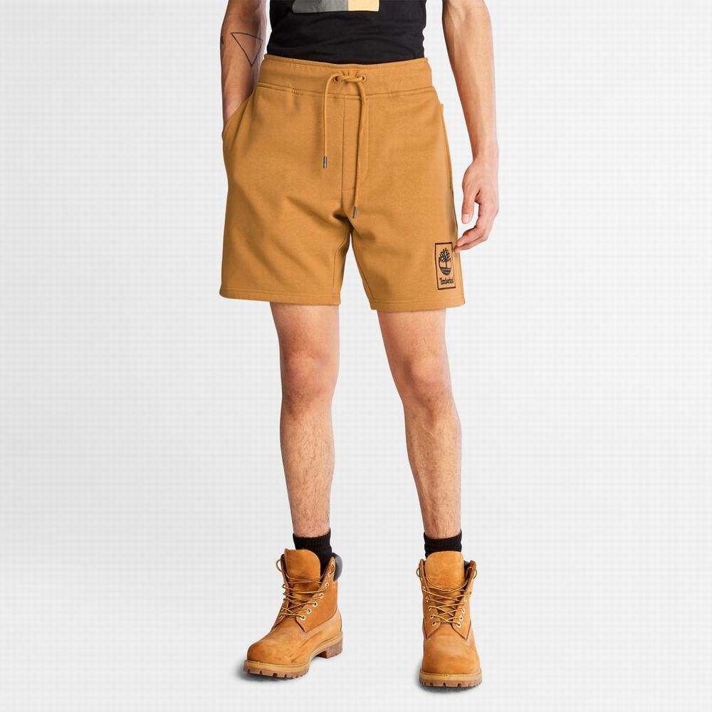 Pánské Šortky Timberland Sweatshorts Hnědé | TI71598-075