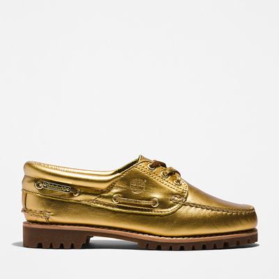 Dámské Boty Sebago Timberland Noreen 3-Eye Lug Handsewn Zlaté | TI41508-106