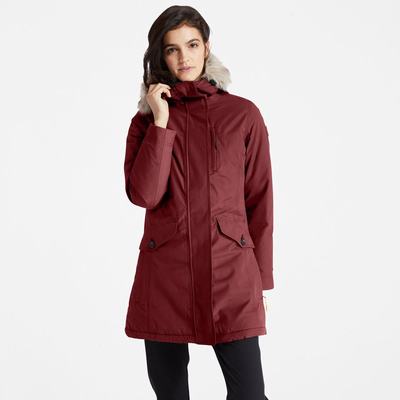 Dámské Bundy Parka Timberland DryVent™ Waterproof Vínové | TI56241-176