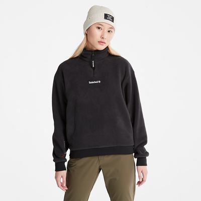 Dámské Bundy Timberland Polartec® Funnel-neck Fleece Černé | TI70312-140