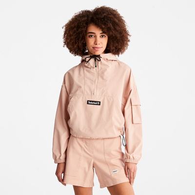 Dámské Bundy Timberland Vody-Repellent Street Cropped Anorak Růžové | TI17820-378