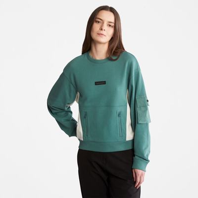 Dámské Mikiny Timberland Batwing Crewneck Tmavě Zelene | TI13904-817