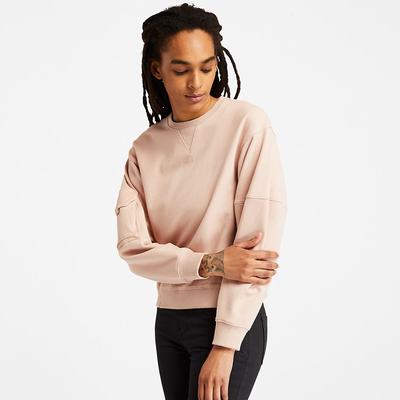 Dámské Mikiny Timberland Cropped Cargo Světle Růžové | TI32061-678