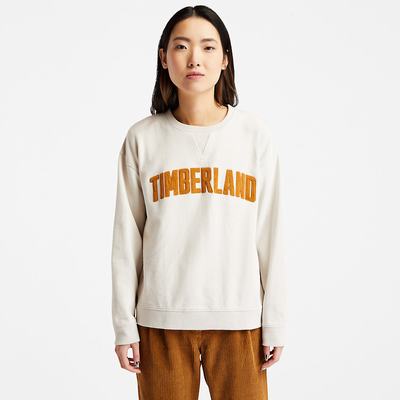 Dámské Mikiny Timberland Ecoriginal Corduroy Logo Bílé | TI29506-589
